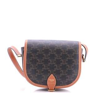 Celine Folco Bag Triomphe Coated Canvas #241158C11B